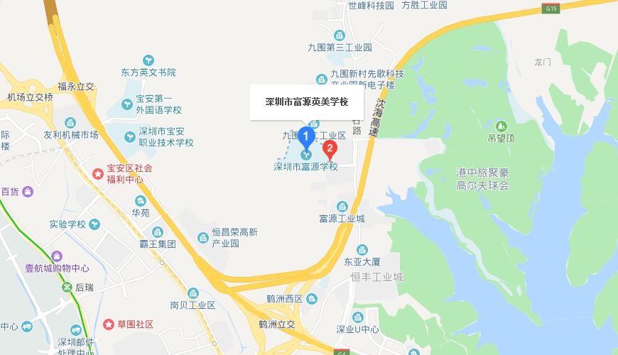 深圳市富源英美学校地图图片
